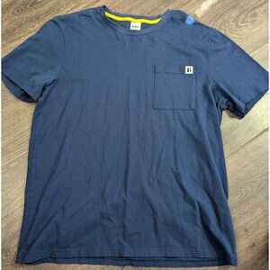 Fielder Bonobos Men’s Medium Blue Relaxed Fit T-Shirt Casual